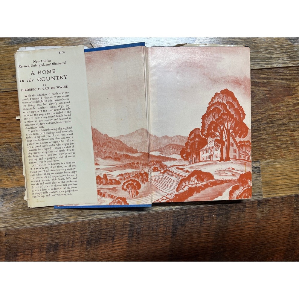 A Home in the Country 1942 Frederic F. Van De Water HC w/ Dust Jacket - Picture 2 of 5